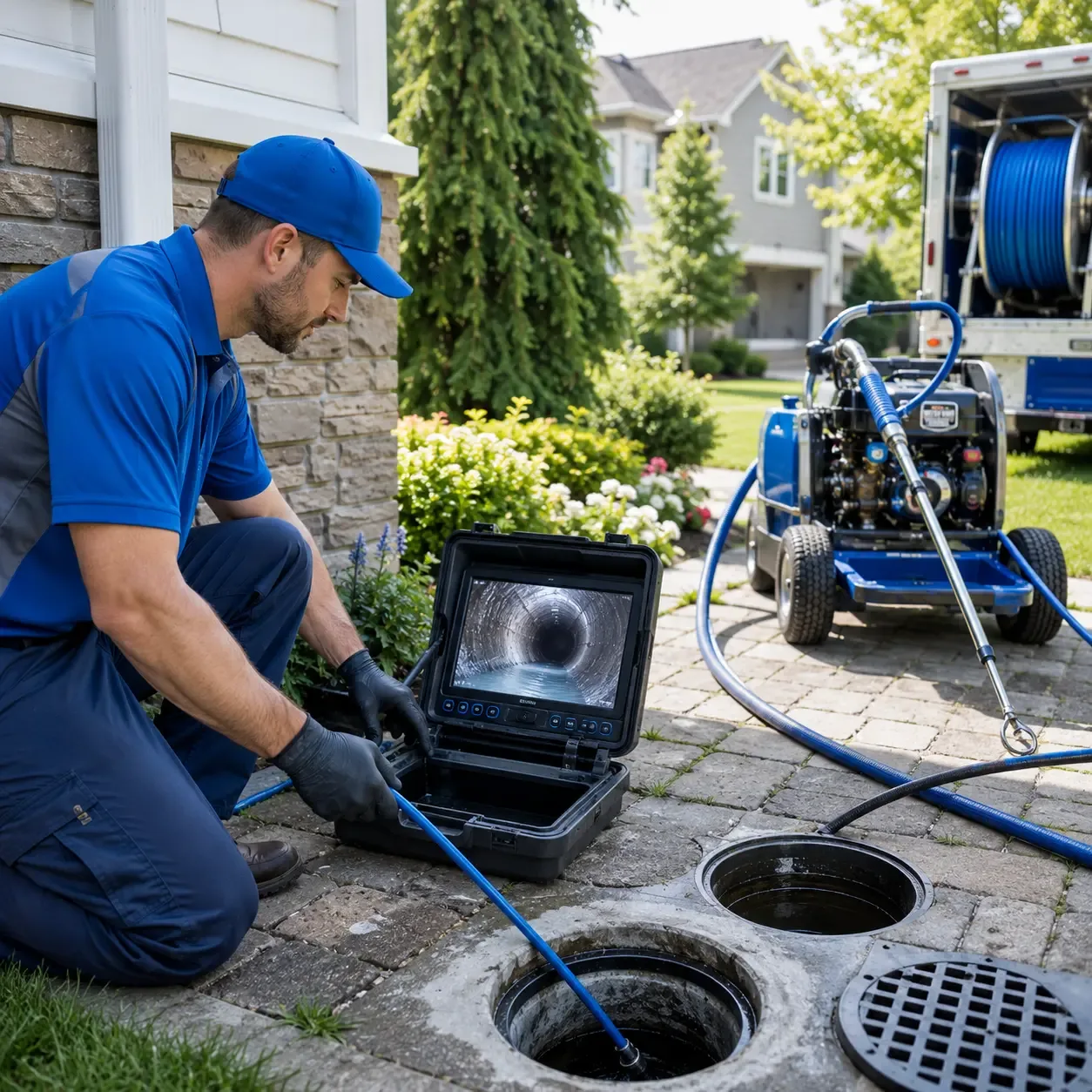 Outdoor drain cleaning professionals serving Manning, ND