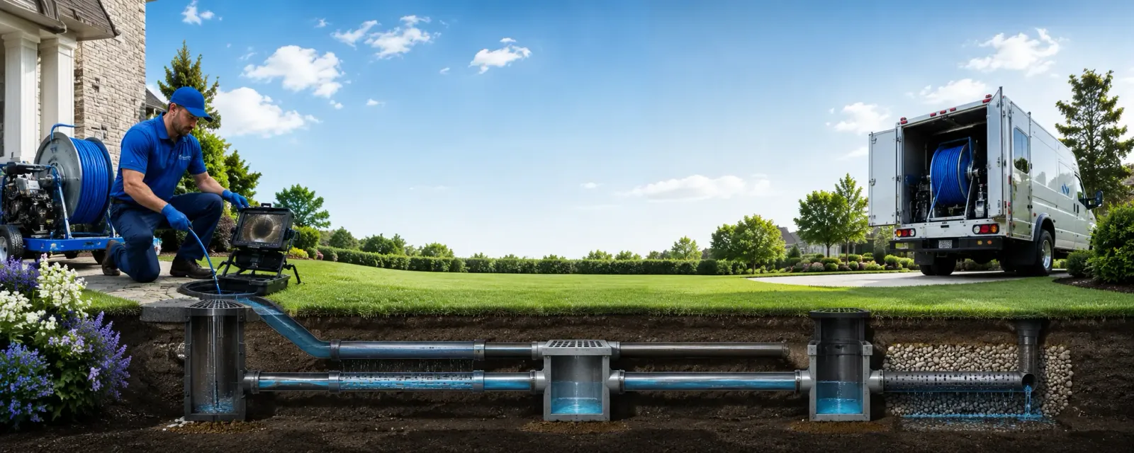 Outdoor drain cleaning information for Manning, ND